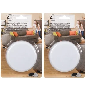 Slider for Easy Heavy Furniture Chairs Movers Shifters Floor protection - 8 Pcs - Picture 1 of 4