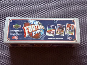 1991 Upper Deck Football Premiere Edition Complete Factory Set Sealed - Bild 1 von 4
