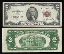 US $2.00 (Red Seal) U. S. Note - Series 1953 - VF