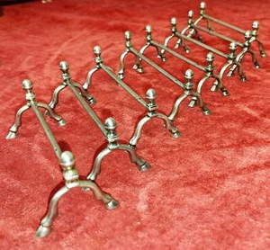 ENSEMBLE DE 8 SUPPORTS À COUVERTS ANCIENS. ARGENT POINÇON. FRANCE. XIXÈME - Imagen 1 de 2