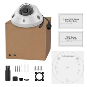 Hikvision Compatible 4K 8MP Dual-light ColorVu IR PoE Dome IP Camera Mic 2.8MM - Picture 1 of 17