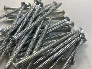 Galvanised Annular Ring Nails Ribbed Round 40mm 50mm 65mm 75mm 1 1/2" 2 1/2" 3" - Picture 1 of 24