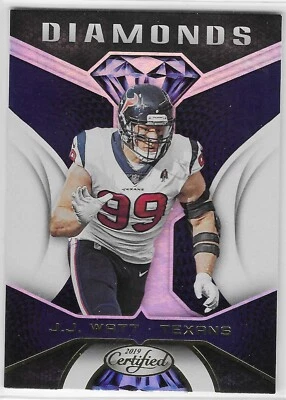 2019 Panini Certified J.J. Watt Diamonds DI-JJ - Image 1 of 2