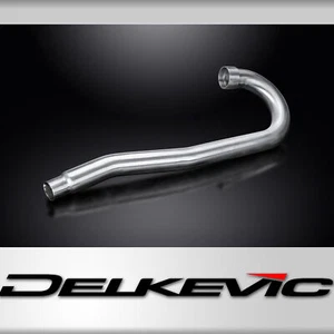 Yamaha XT500 1977-1989 Delkevic Stainless Exhaust Header Down Pipe - Picture 1 of 6