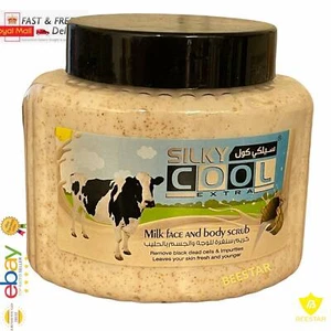 Silky Cool Extra Milk Face  & Body Scrub 500ml  - Picture 1 of 1