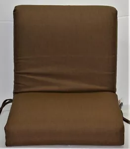 Sunbrella® Outdoor Patio Chair Cushion ~ Canvas Teak ~ 22 x 40.5 x 4 NEW - Picture 1 of 4