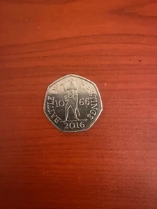 seltene 50p Münze Schlacht der Eile 1066 - Bild 1 von 2
