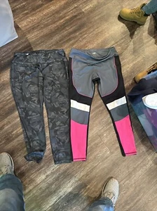 Avia Leggings Womens 2XL Lot Of 2 Athletic Ladies - Picture 1 of 2