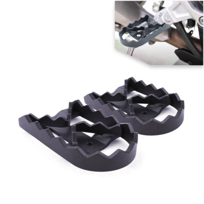 Adaptadores de estriba ancha de acero estriberas placas aptos para Honda CBR300R 2015-2023 Foto 1 de 4