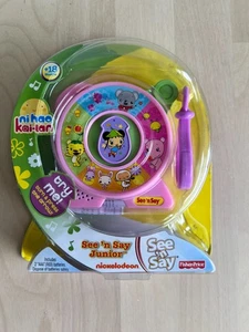 HTF 2009 Fisher Price Nickelodeon Nihao Kai-lan See N Say Junior Handheld Toy - Picture 1 of 3