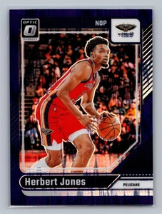 2024-25 Donruss Optic #178 Herbert Jones Purple Shock - Picture 1 of 2