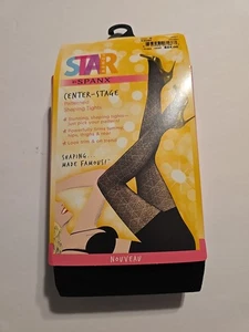 Star Power by SPANX: High-Waist Shaping Tights - Größe E 195-265 Lbs Neu mit Etikett schwarz - Bild 1 von 3