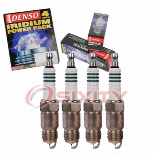 4 pc Denso Iridium Power Spark Plugs for 1982-1990 Chevrolet Celebrity 2.5L jq - Picture 1 of 5