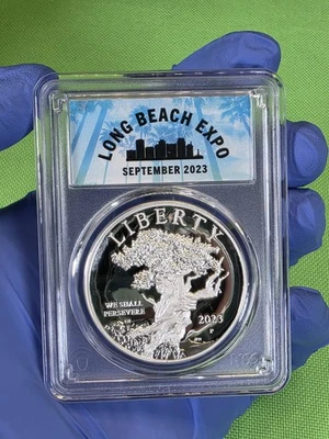 2023 American Liberty Silver Medal - PCGS PR69DCAM - Long Beach Expo... - Image 1 of 4