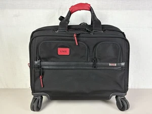 Tumi Deluxe 4 Wheeled Laptop Case Brief - Alpha 3 - Nylon - 117158 1041 Rolling - Picture 1 of 16