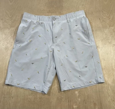 Шорты мужские Under Armour Golf - с птичьим принтом размер 34 серые - Изображение 1 из 4