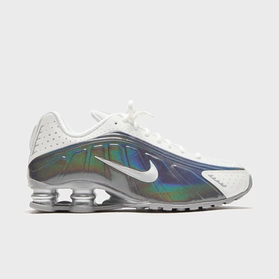Nike Shox R4 White Iridescent - Women's Sizes (IB7703-100) - Image 1 of 4
