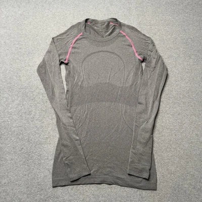 Camiseta Lululemon Feminina 4 Cinza Performance Athleisure Academia Yoga Pilates Adulto - Imagem 1 de 4