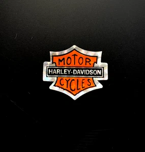 HARLEY DAVIDSON Vintage MINI MOTORCYCLE sticker decal Prism Prismatic foil HOLO - Picture 1 of 3