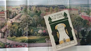 1931 Ntnl Park Seminary Girls School College Forest Glen MD info book w/LG MAP - Picture 1 of 14