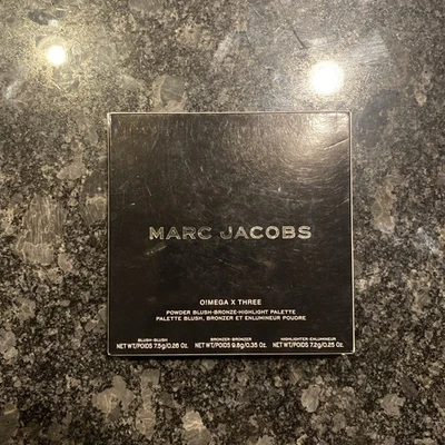 Marc Jacobs O!Mega X Three Omega Blush Bronzer Highlight Palette Tan-Tastic Glo - Image 1 of 4
