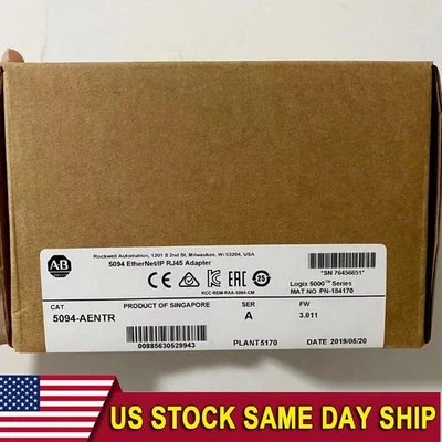 Nuevo adaptador Ethernet Allen-Bradley 5094-AENTR 8 módulos 5094-AENTR EE. UU. Impuestos gratuitos Foto 1 de 4