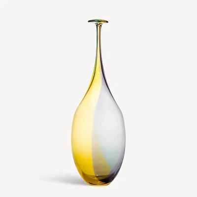 Kosta Boda Fidji Vase Large | Hand-Blown Swedish Art Glass by Olle Brozén - Image 1 of 2