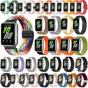 For Samsung Galaxy Fit 3 SM-R390 Sports Silicone Nylon Leather Metal Watch Band - Picture 1 of 644