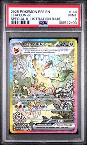 Leafeon Ex 144 PSA 9 Mint - Prismatic Evolutions - Pokemon - Bild 1 von 2