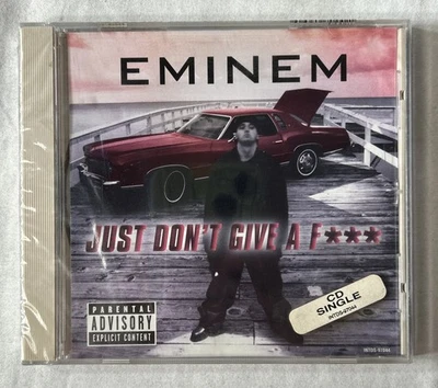 Eminem Just Don’t Give A F*** New Sealed CD Single 1998 Interscope Records - Imagem 1 de 4