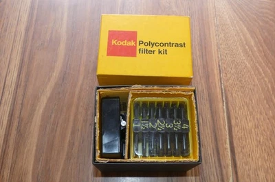 Vintage Kodak Polycontrast Filter Kit Model A w/ Filters & Holder Original Box - Image 1 of 4