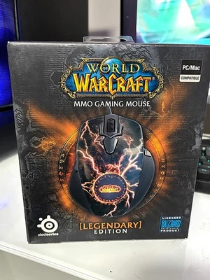 SteelSeries World of Warcraft MMO Gaming Mouse Legendary Edition 62050 USB Wired - Image 1 of 3
