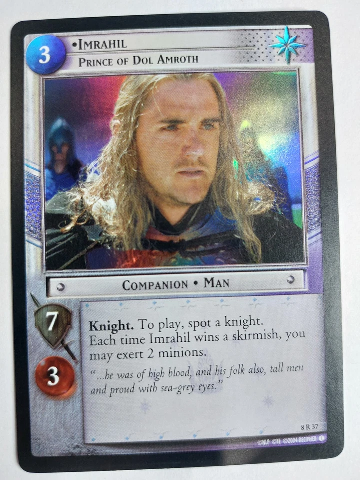 LOTR TCG Siege of Gondor IMRAHIL PRINCE OF DOL AMROTH 8R37 FOIL MP - Image 1 of 1