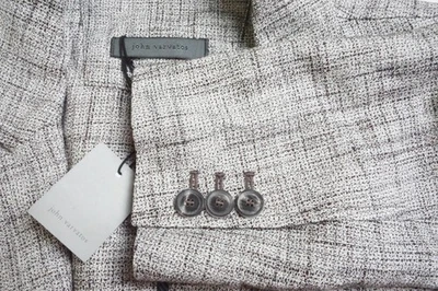 John Varvatos Hazlenut Front Panel Multi Pocket Sport Coat Jacket 38 Brand New - Image 1 of 4