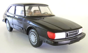 Vintage 1984 Stahlberg SAAB 900 Black Turbo DEALER PROMO Vinyl MODEL CAR Finland - Picture 1 of 17