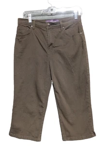 Gloria Vanderbilt Amanda braune Damen-Caprihose Größe 6 - Bild 1 von 13