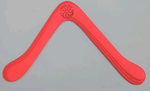 Vintage Eric Darnell Profly Rare Wood Boomerang From The 1980's Red New - Bild 1 von 10