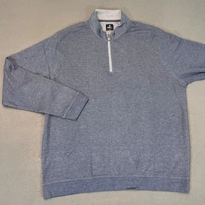 Johnnie-O Mens 2XL Sully 1/4 Zip Pullover Wrinkle Resistant Helios Blue Modal - Picture 1 of 8