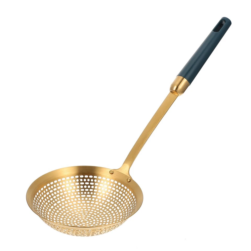  Abschöpflöffel Schaumkelle Edelstahl Skimmer Für Die Küche Bratsieb - Bild 1 von 4