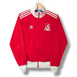 Adidas Originals Liverpool Retro Track Jacket Mens Small Red White Football Top - Picture 1 of 24