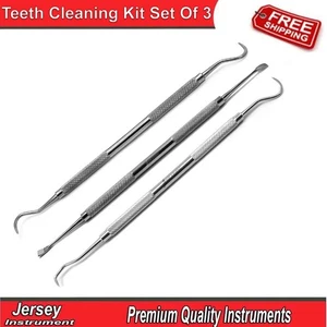Teeth Cleaning Jaquette Scaler Plaque Tartar Remover Dental Hygiene Instruments - Picture 1 of 10