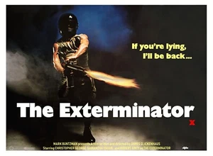 THE EXTERMINATOR 1980UK Quad poster print 27x41" Robert ginty FREE P&P pre-cert - Picture 1 of 1