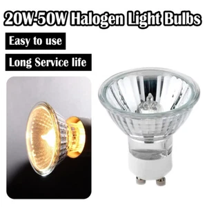 Halogen Spotlight Bulb Dimmable Spotlights Gu10 Mr16 Gu5.3 Glass Housing 2pins - Picture 1 of 12