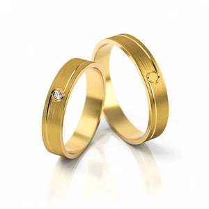 Eheringe Trauringe 333 er Gold Gelb Gold 5mm breit  TOP ANGEBOT - Bild 1 von 1