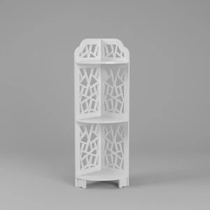 Corner Shelf Display Rack Kitchen Bathroom Storage Wire Shelves Organizer - Picture 1 of 24