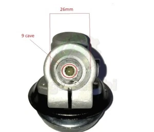 TESTINA COPPIA CONICA DECESPUGLIATORE 26 MM 9 CAVE Valex Hyundai Vigor Greencat - Foto 1 di 4