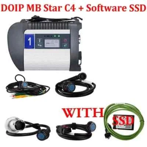 MB STAR C4 SD Connect DOIP WIFI Herramienta de Diagnóstico Mercedes Benz Star Coche Camión SSD - Imagen 1 de 10