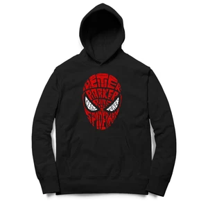 Sudadera con capucha para hombre Hoodie Spiderman Text Art Super Hero Film nueva SM26117HD - Imagen 1 de 1