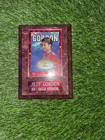 Jeff Gordon plaque Card Display Nascar Cover