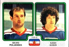 1979 Panini Stickers #399 Silvo Poljansek, Saso Kosir
